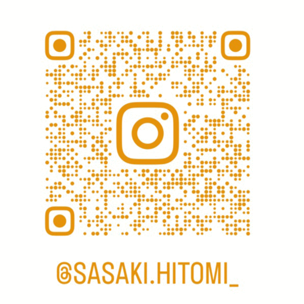 ささきひとみ　インスタグラムQRコード